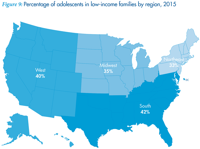 Basic Facts about Low-Income Children: Children 12 through 17 Years, 2015 –  NCCP